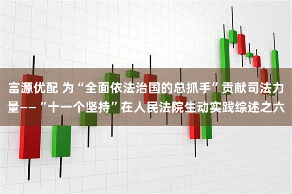 富源优配 为“全面依法治国的总抓手”贡献司法力量——“十一个坚持”在人民法院生动实践综述之六